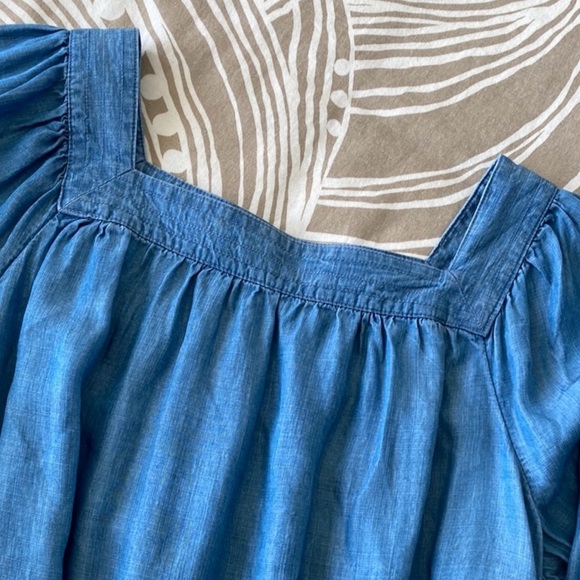 LC Lauren Conrad Blue Long Sleeve Top - Picture 5 of 6